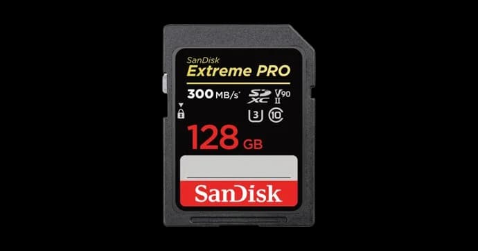 Sandisk 128GB Extreme Pro 300MB/s UHS-II V90